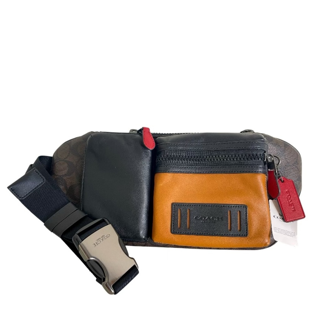 *NEW* COACH Men’s Multi-Colored Adjustable Belt Bag